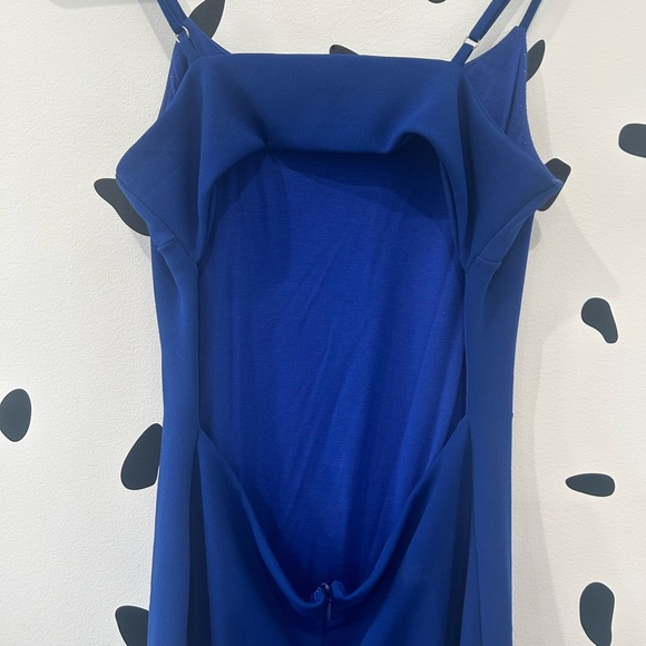 SMALL SOLEMIO LOS ANGELES BLUE CUT OUT DRESS - Picture 4 of 8